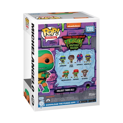 Teenage Mutant Ninja Turtles: Mutant Mayhem Michelangelo Funko Pop! Vinyl Figure