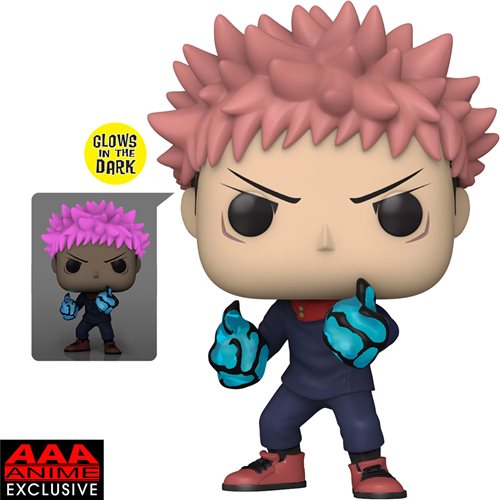 Jujutsu Kaisen Yuji Itadori Divergent Fist Glow-in-the Dark Funko Pop! Vinyl Figure