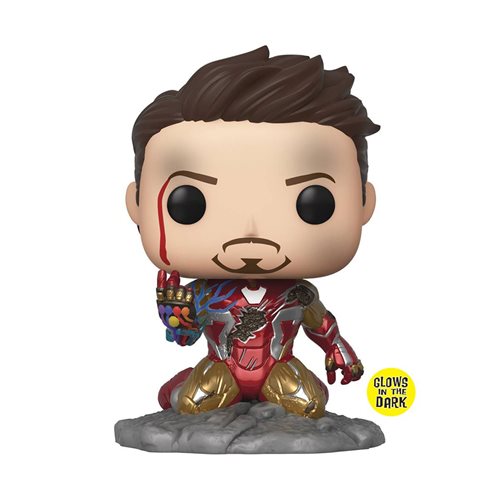 Avengers: Endgame I Am Iron Man Glow-in-the-Dark Deluxe Funko Pop! Vinyl Figure