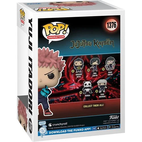 Jujutsu Kaisen Yuji Itadori Divergent Fist Glow-in-the Dark Funko Pop! Vinyl Figure