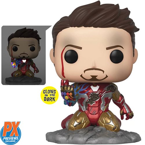 Avengers: Endgame I Am Iron Man Glow-in-the-Dark Deluxe Funko Pop! Vinyl Figure