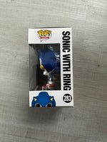 Load image into Gallery viewer, Sonic the Hedgehog with Ring Pop! Vinyl Figure
